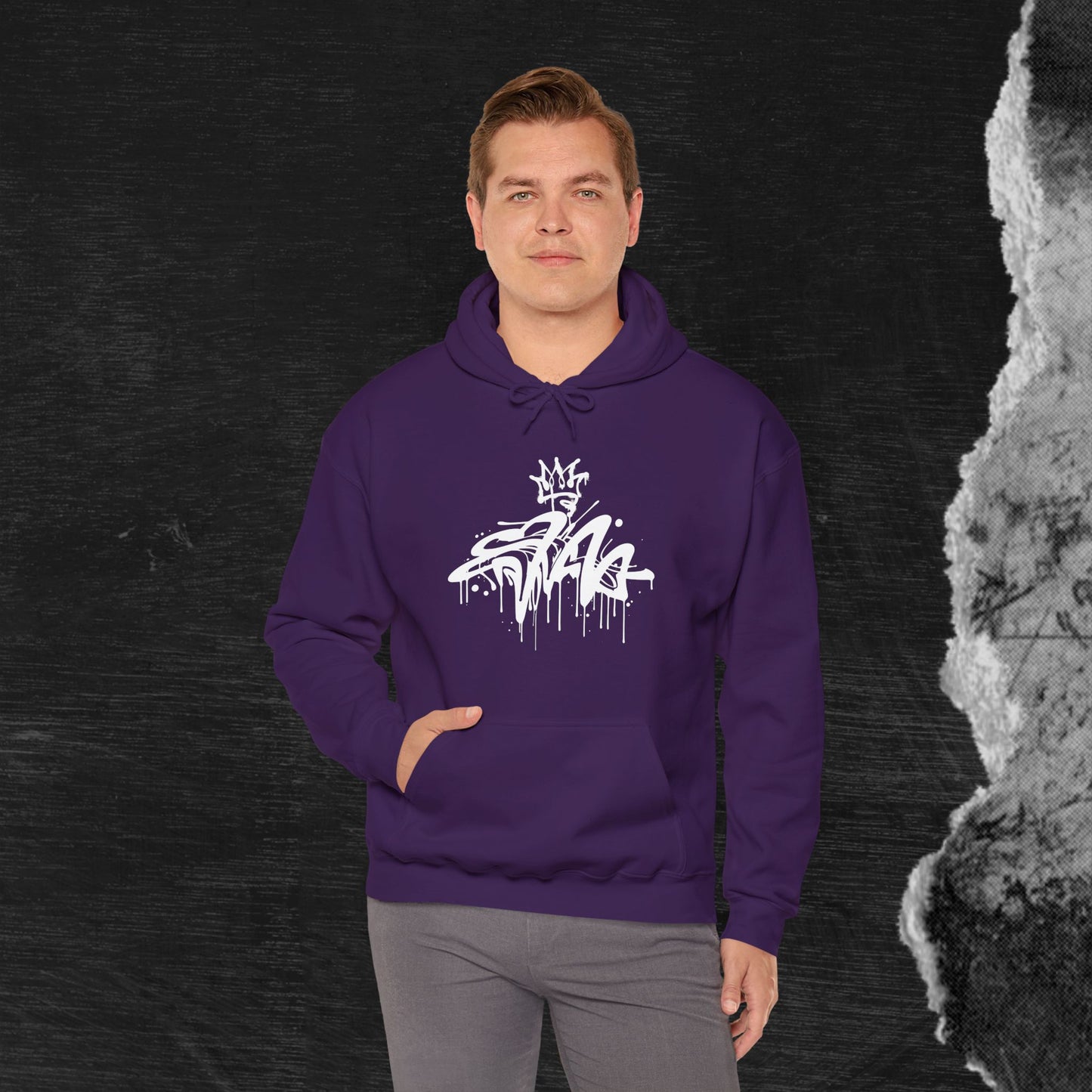 Graffiti Hoodie - Street Art Unisex Sweatshirt