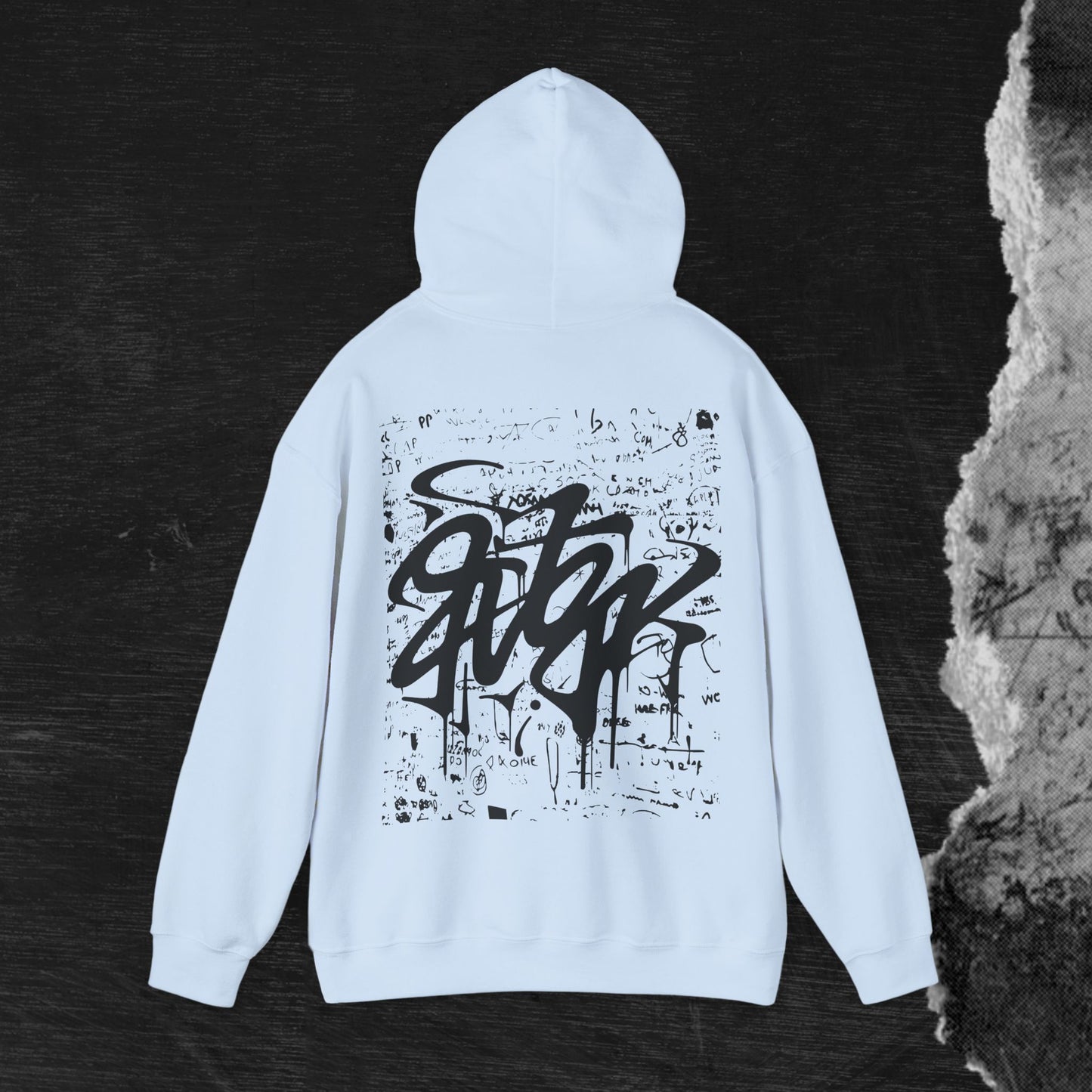 Graffiti Hoodie - Street Art Unisex Sweatshirt