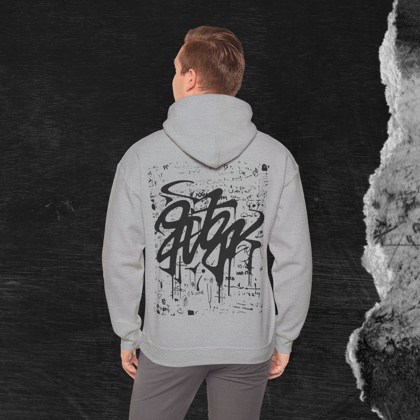 Graffiti Hoodie - Street Art Unisex Sweatshirt
