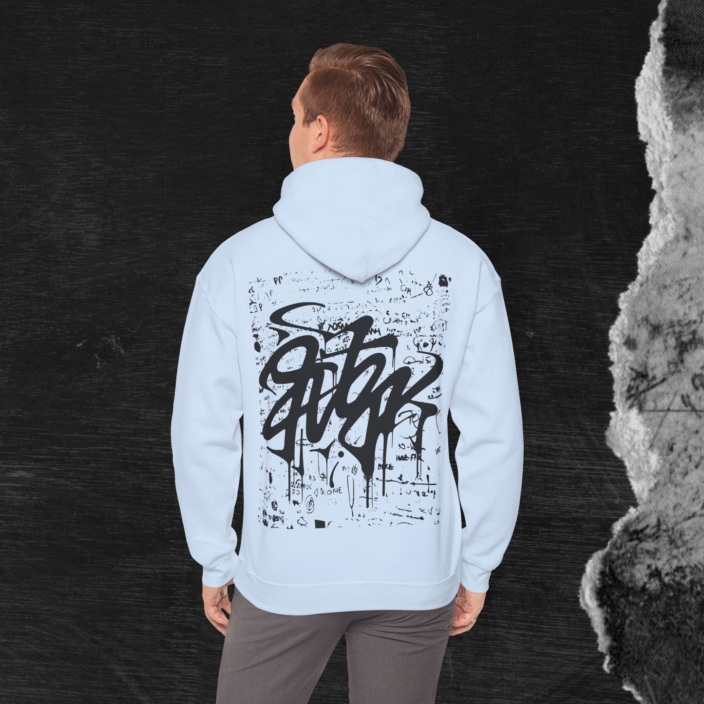 Graffiti Hoodie - Street Art Unisex Sweatshirt