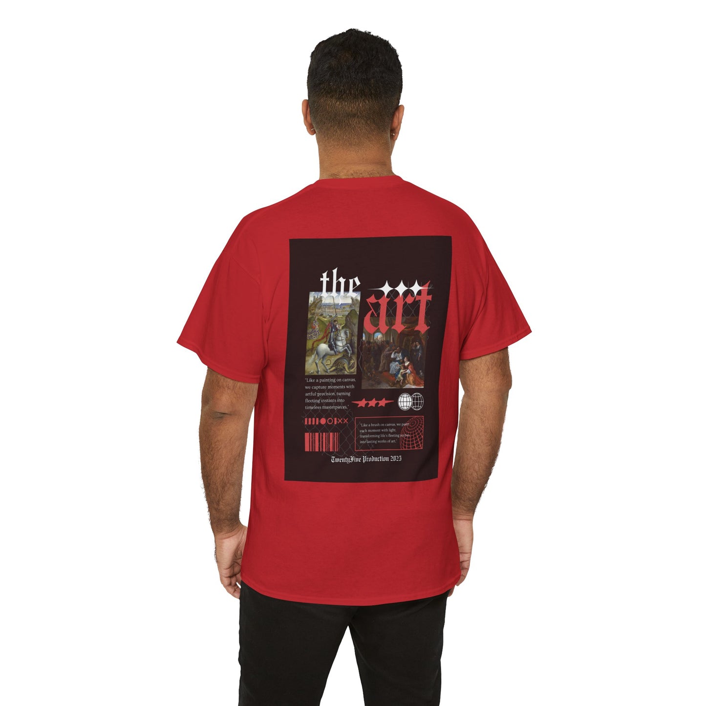 Artistic Unisex Heavy Cotton Tee - Pigeon & The Art Design 2025