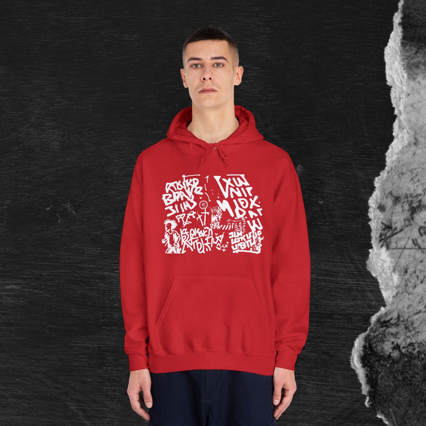 Hooded Sweatshirt - "Crazy Dollar"