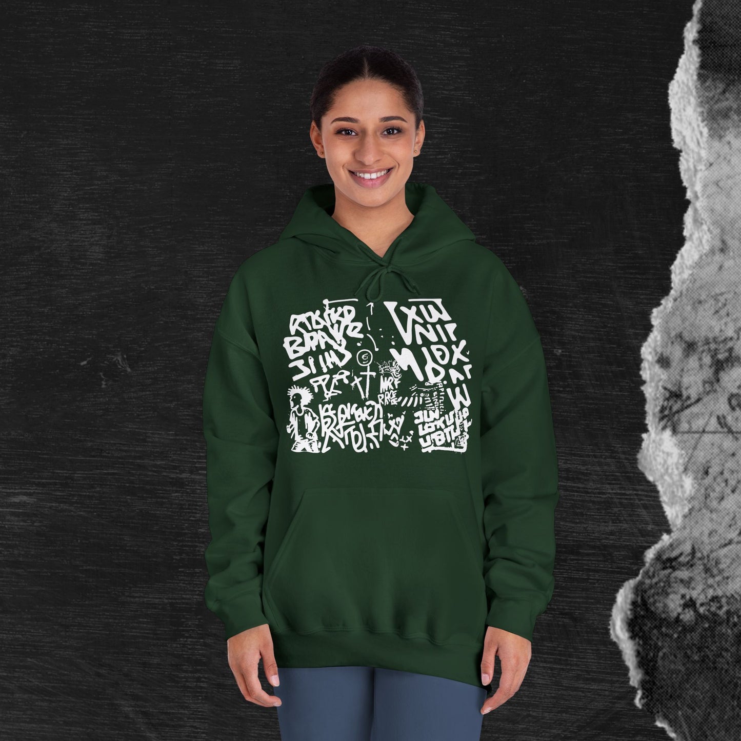 Hooded Sweatshirt - "Crazy Dollar"