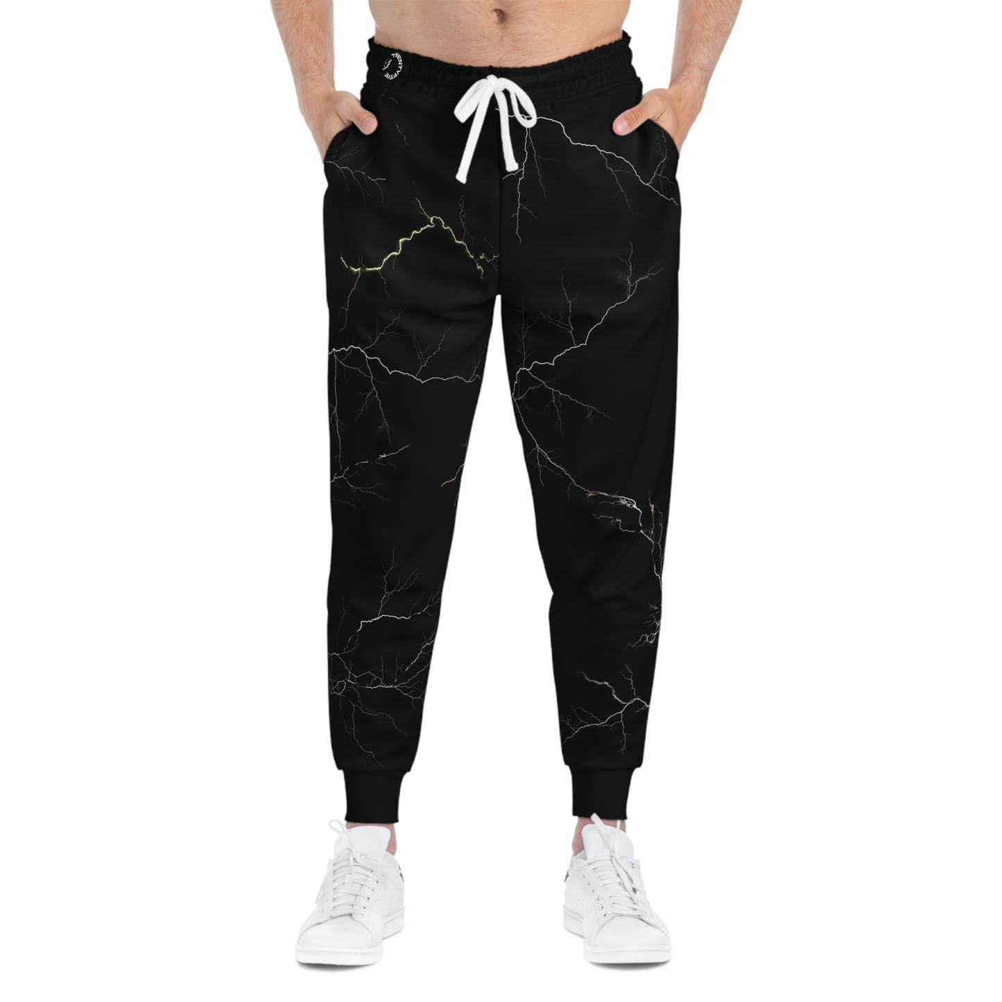 Lightning Bolt Athletic Joggers - Stylish Performance Wear for Active Lifestyle
