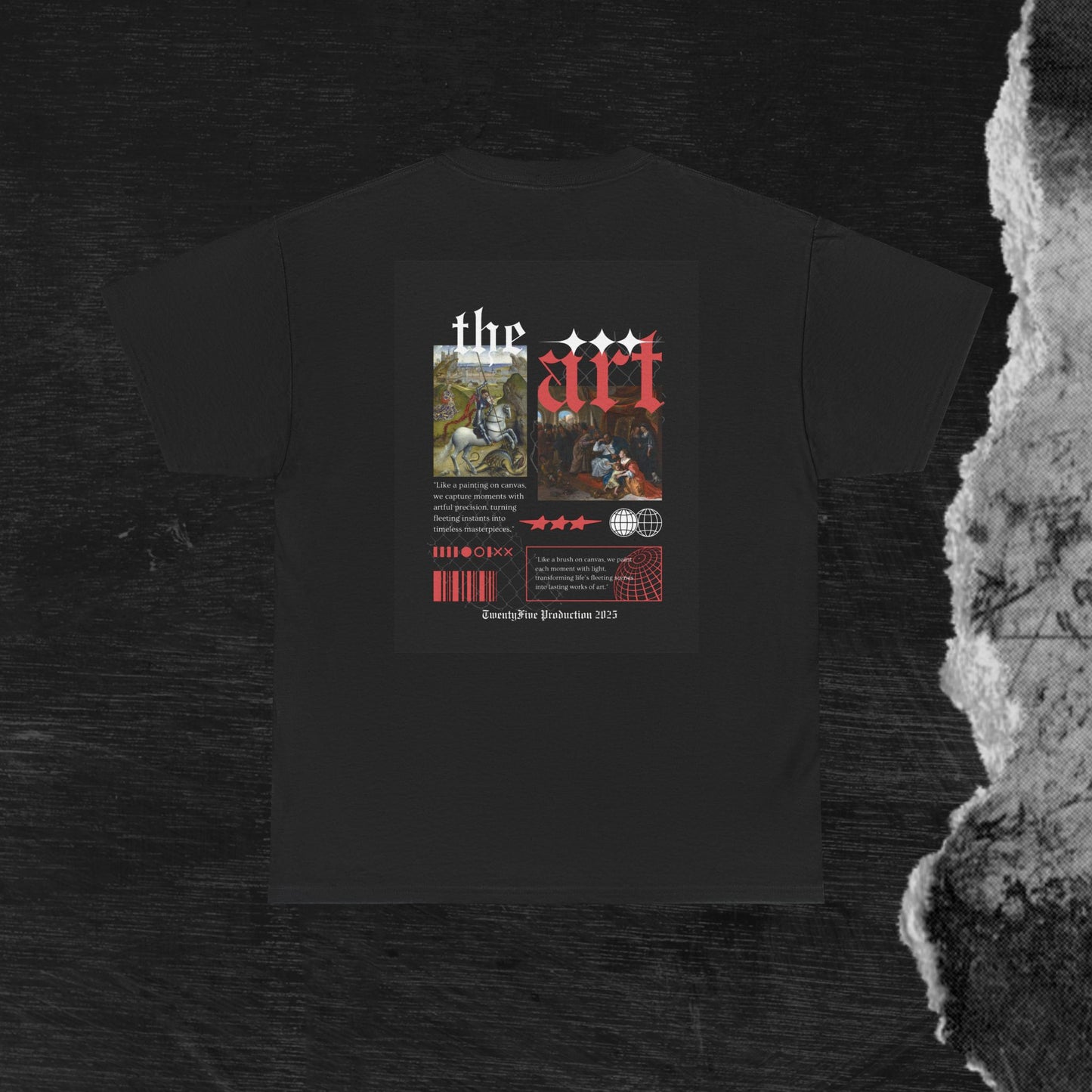 Artistic Unisex Heavy Cotton Tee - Pigeon & The Art Design 2025