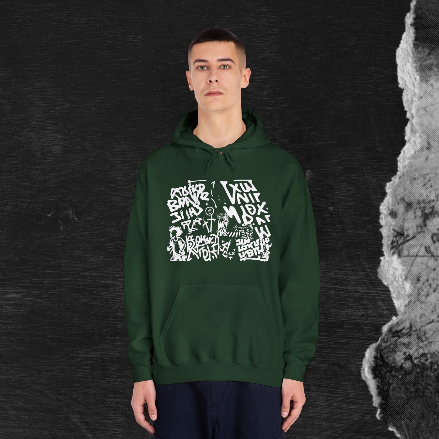 Hooded Sweatshirt - "Crazy Dollar"