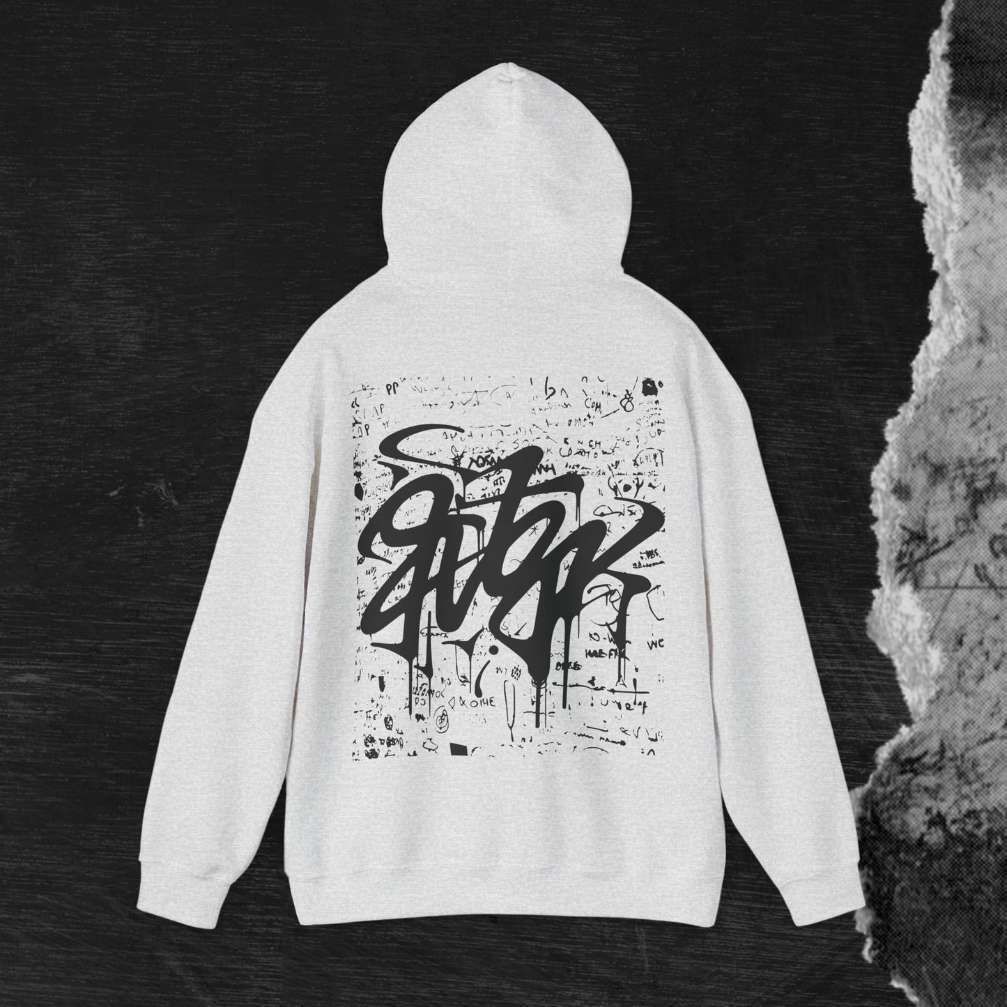 Graffiti Hoodie - Street Art Unisex Sweatshirt