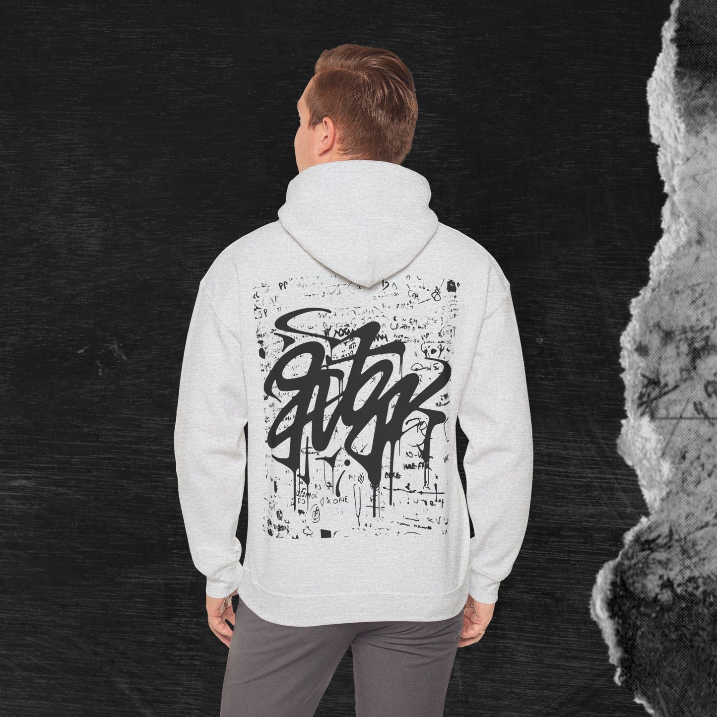 Graffiti Hoodie - Street Art Unisex Sweatshirt
