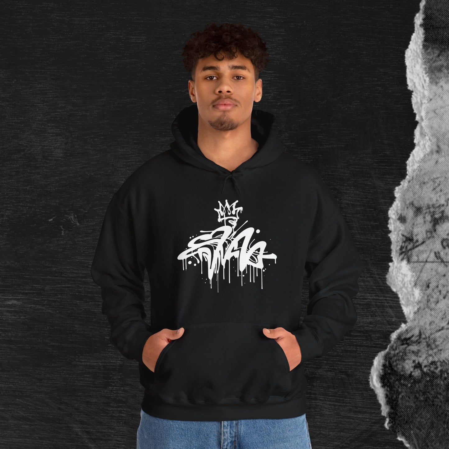 Graffiti Hoodie - Street Art Unisex Sweatshirt