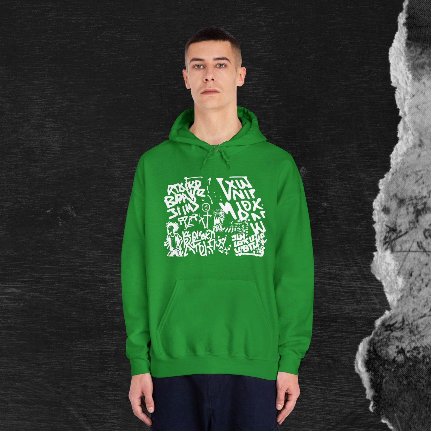 Hooded Sweatshirt - "Crazy Dollar"