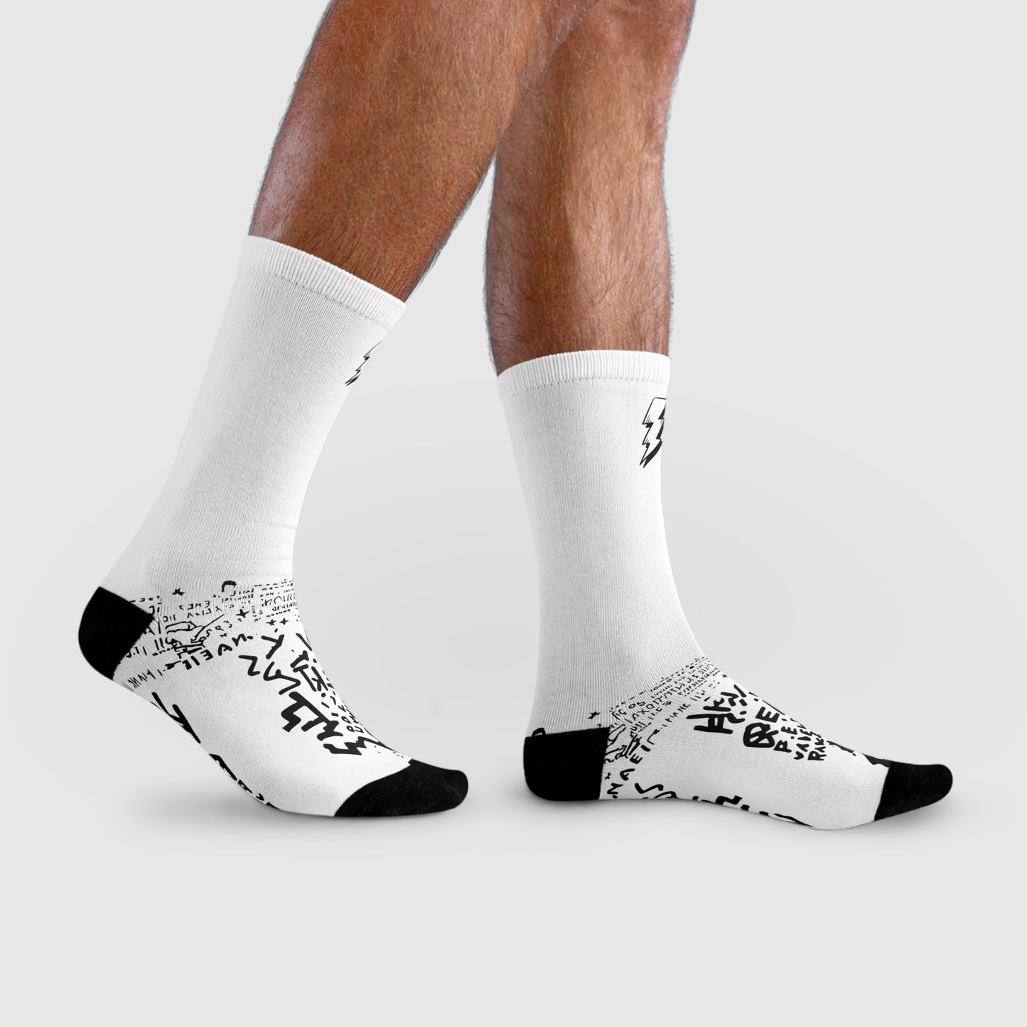 Electric Vibe Sublimation Crew Socks