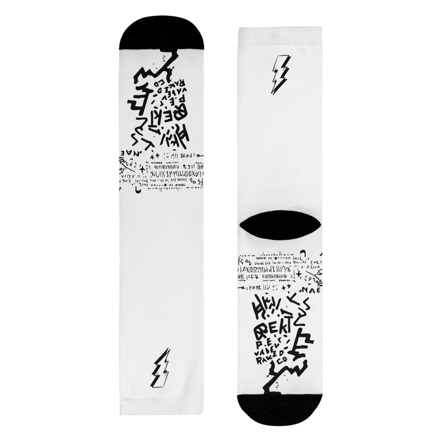 Electric Vibe Sublimation Crew Socks