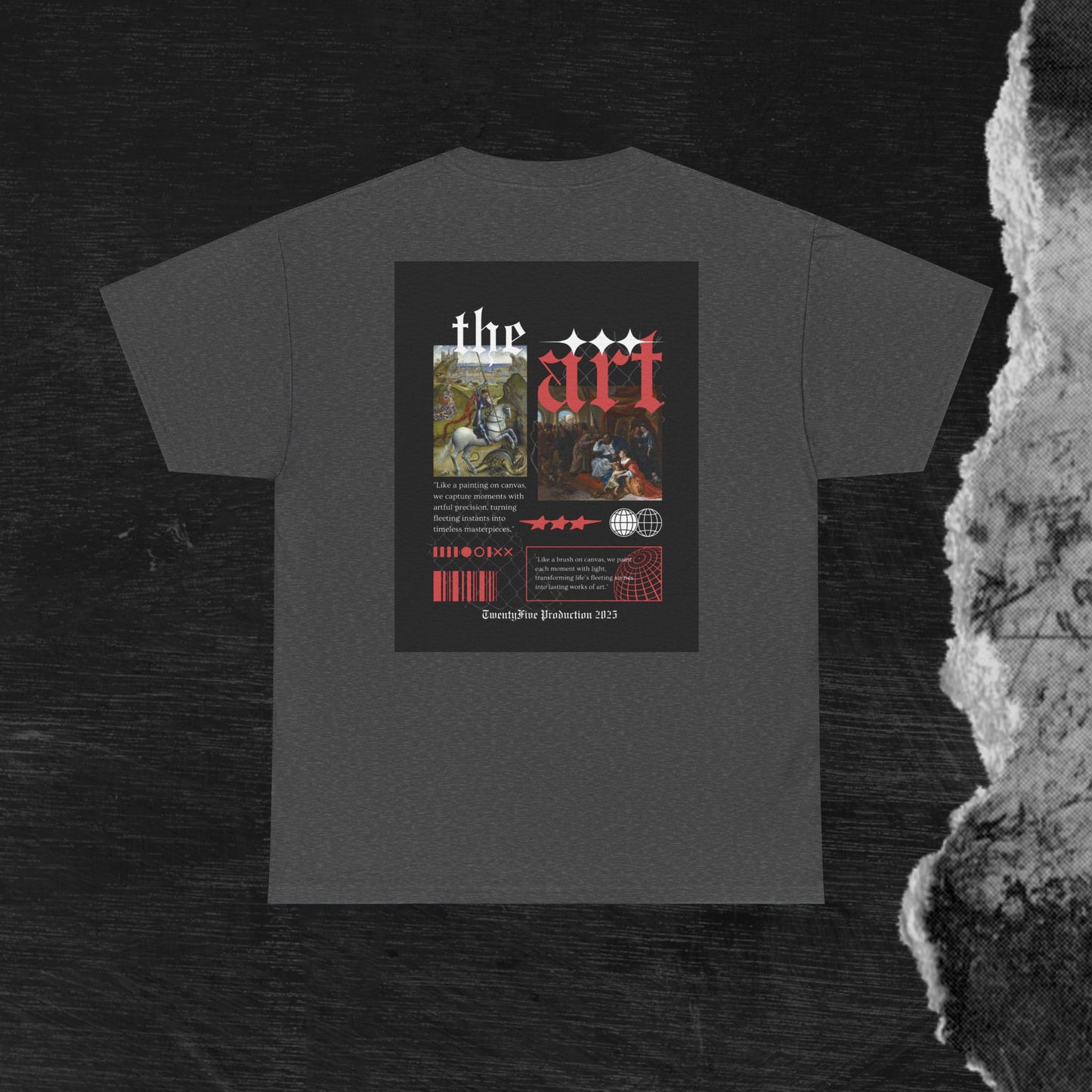 Artistic Unisex Heavy Cotton Tee - Pigeon & The Art Design 2025