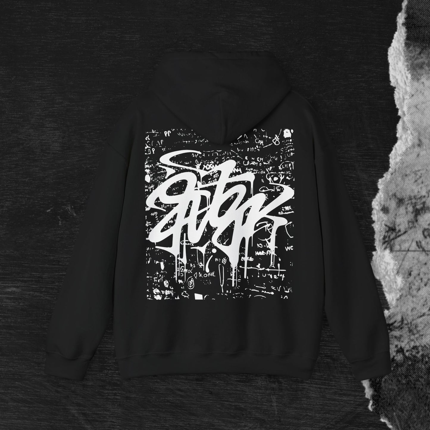 Graffiti Hoodie - Street Art Unisex Sweatshirt