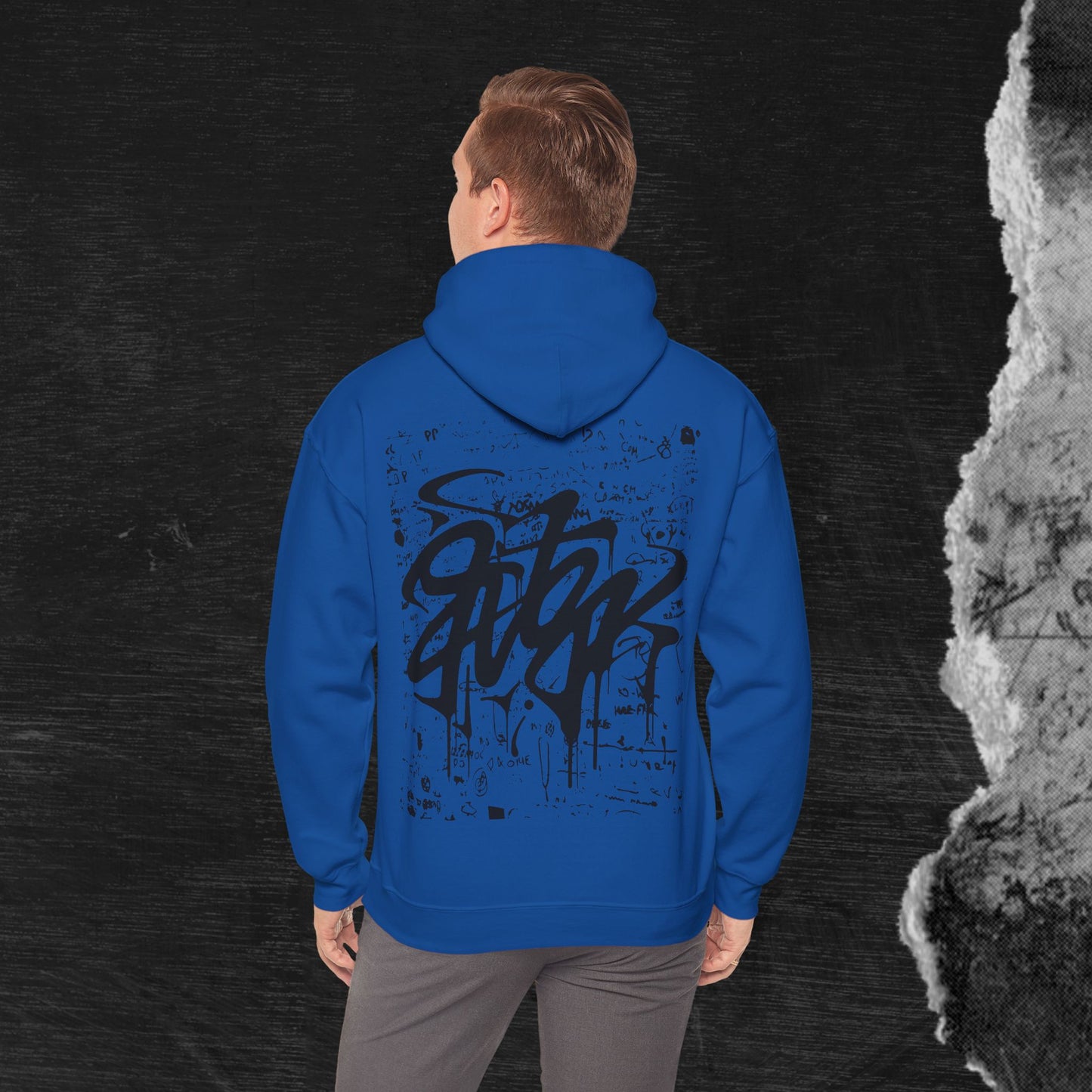 Graffiti Hoodie - Street Art Unisex Sweatshirt