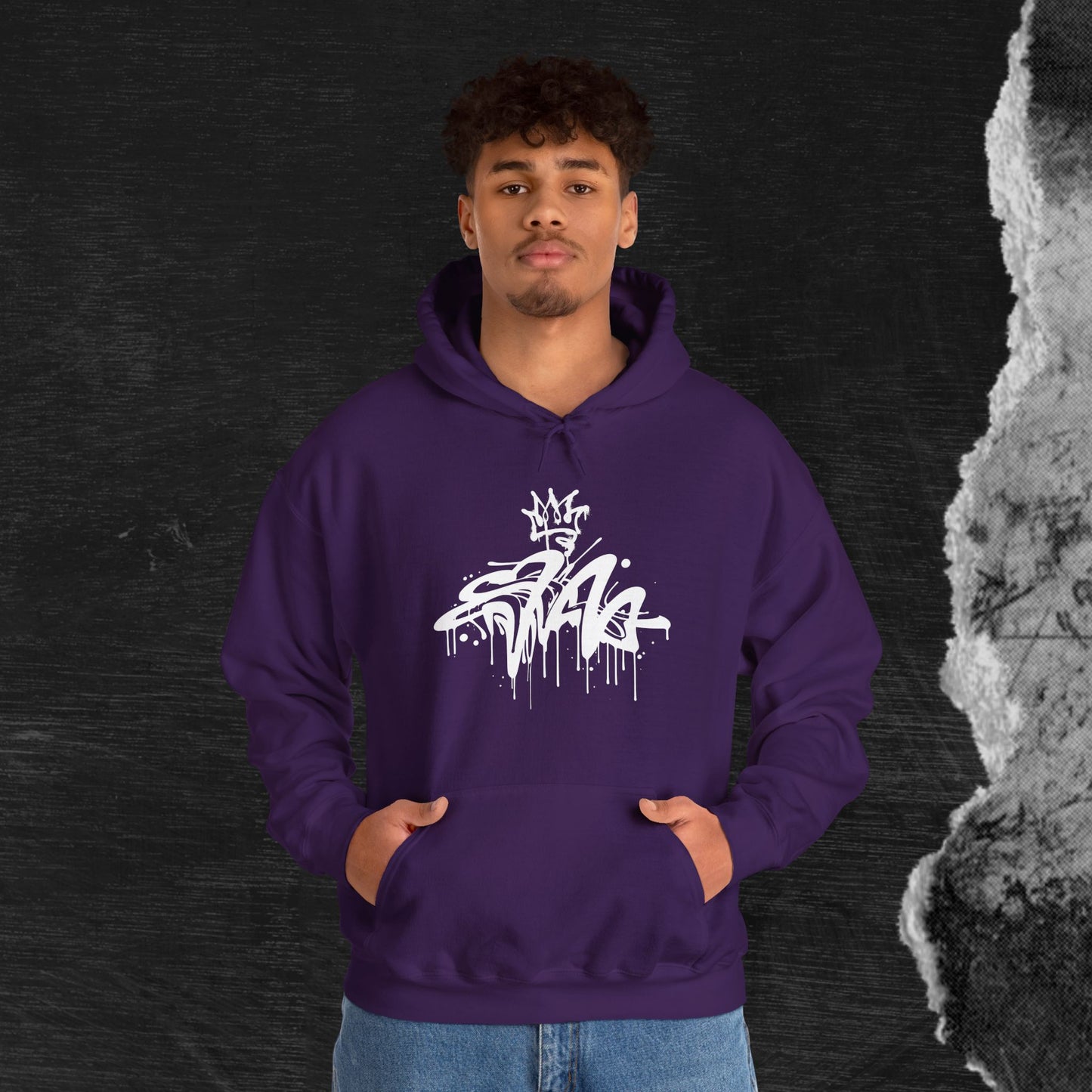 Graffiti Hoodie - Street Art Unisex Sweatshirt