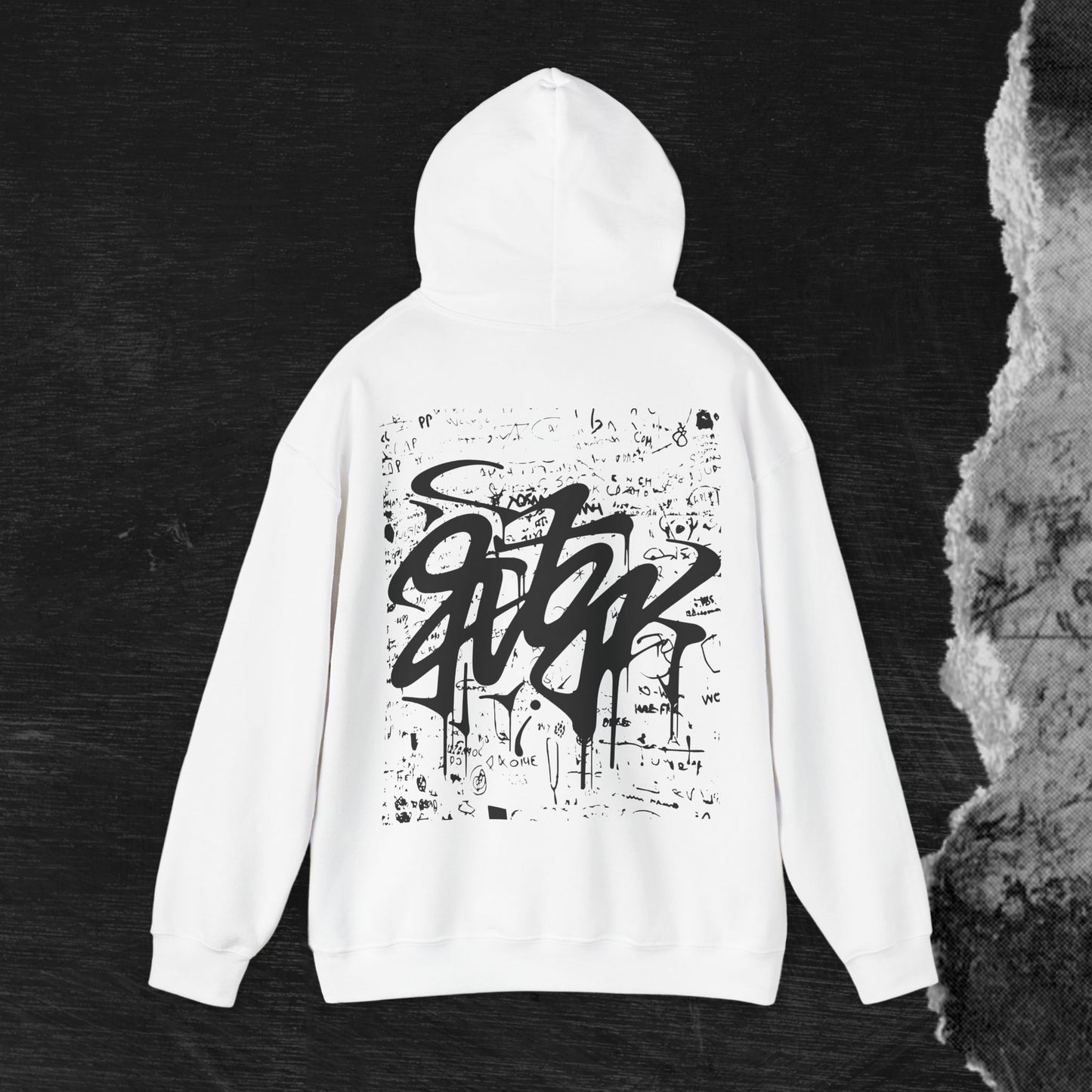 Graffiti Hoodie - Street Art Unisex Sweatshirt