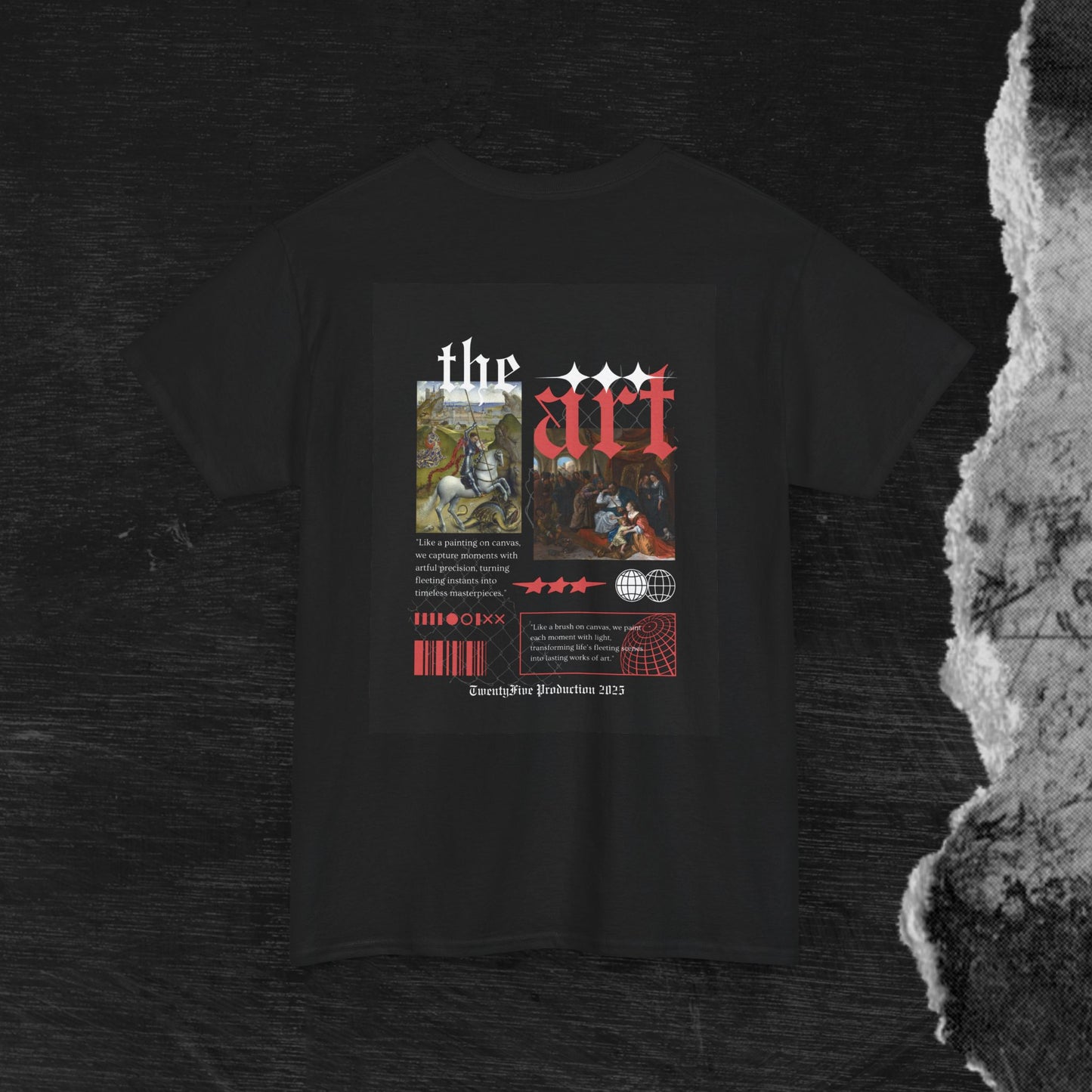 Artistic Unisex Heavy Cotton Tee - Pigeon & The Art Design 2025