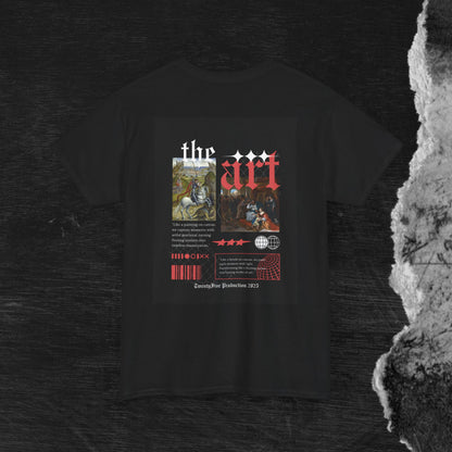 Artistic Unisex Heavy Cotton Tee - Pigeon & The Art Design 2025