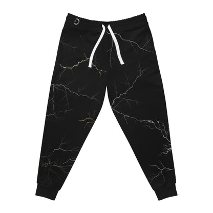 Lightning Bolt Athletic Joggers - Stylish Performance Wear for Active Lifestyle