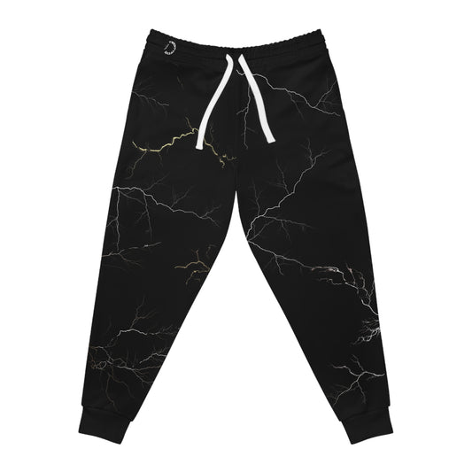 Lightning Bolt Athletic Joggers - Stylish Performance Wear for Active Lifestyle
