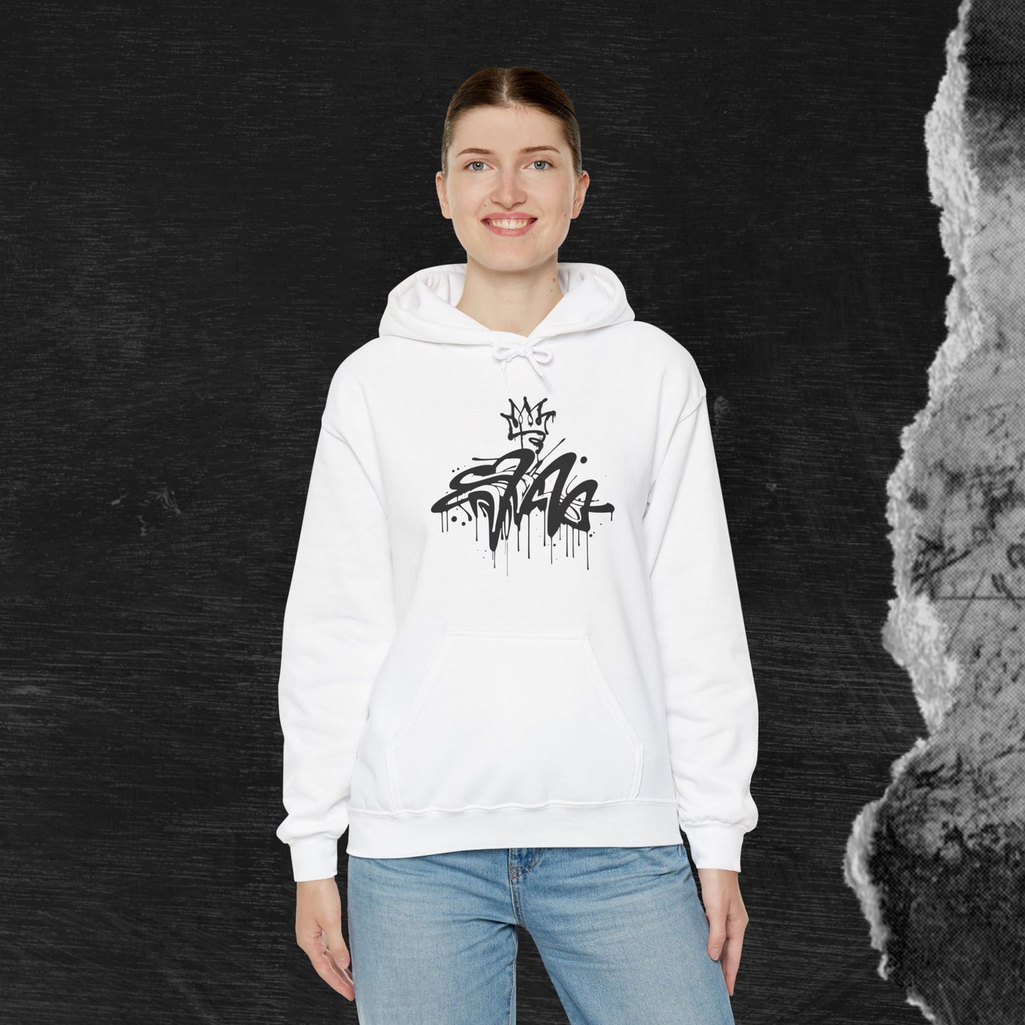 Graffiti Hoodie - Street Art Unisex Sweatshirt