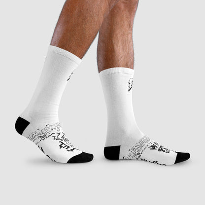Electric Vibe Sublimation Crew Socks