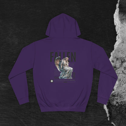 Fallen Angel College Hoodie - Vintage Art Design