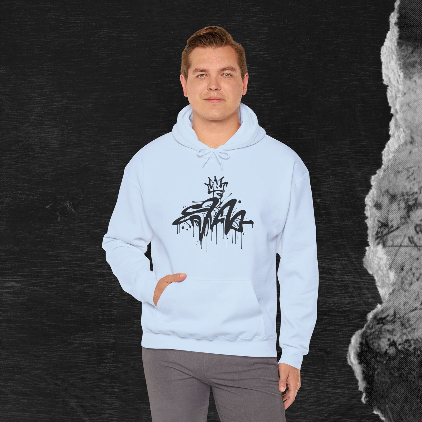 Graffiti Hoodie - Street Art Unisex Sweatshirt