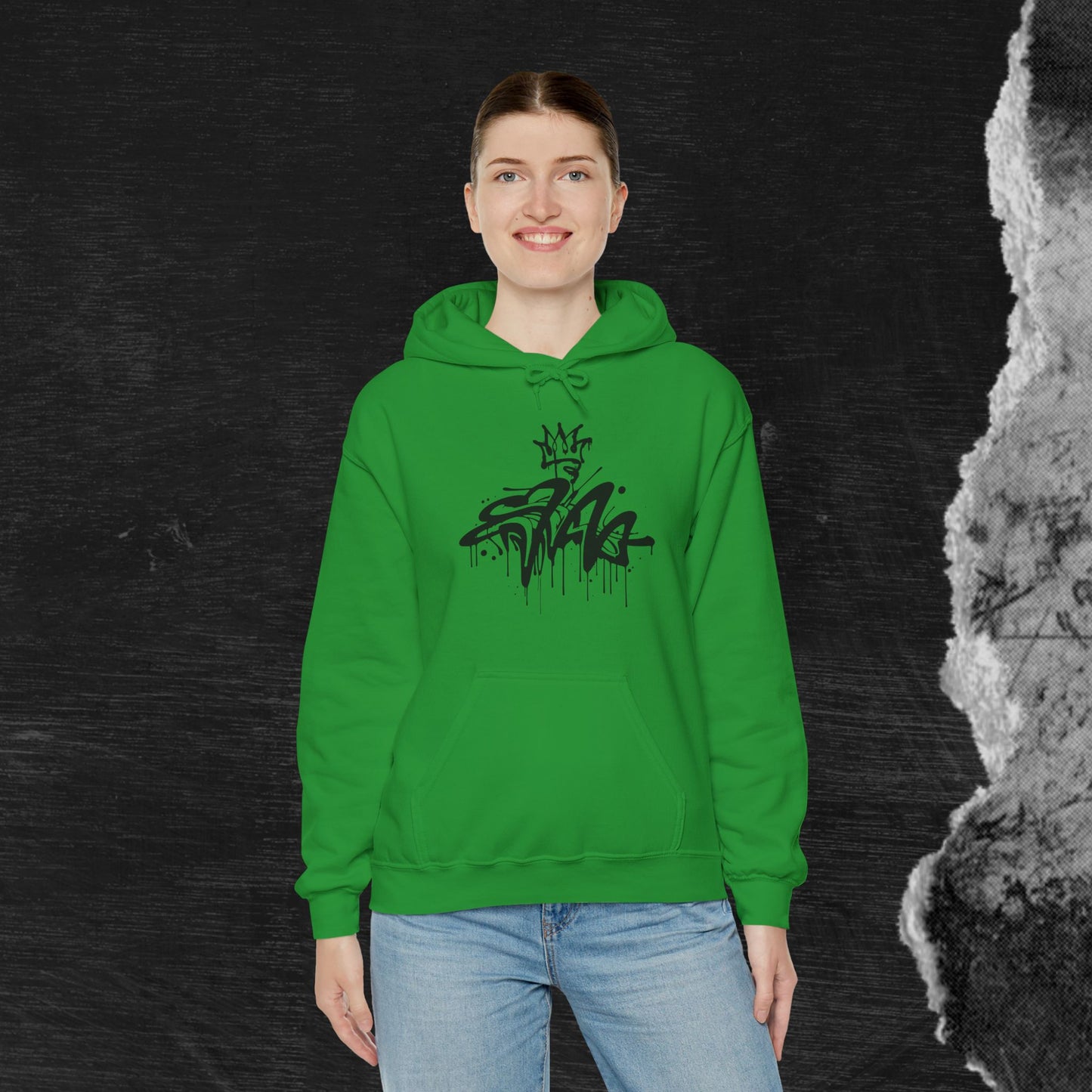 Graffiti Hoodie - Street Art Unisex Sweatshirt