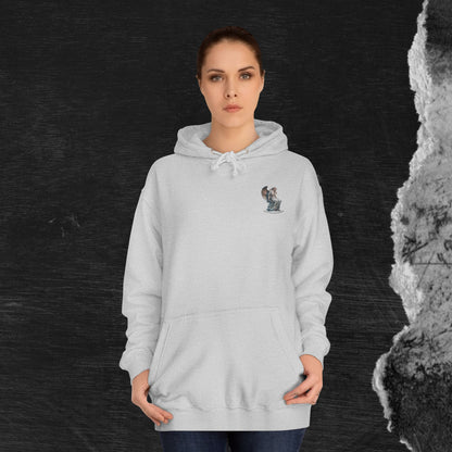 Fallen Angel College Hoodie - Vintage Art Design