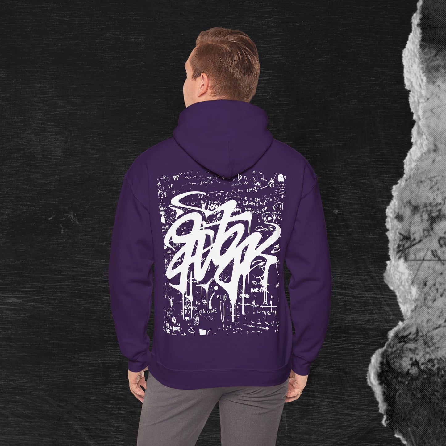 Graffiti Hoodie - Street Art Unisex Sweatshirt