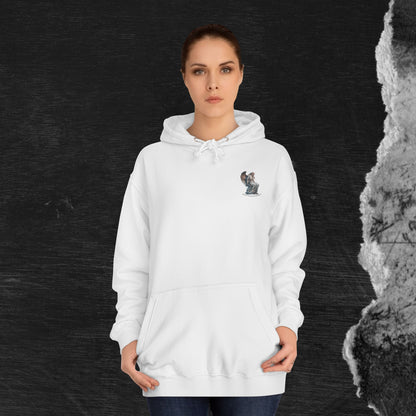 Fallen Angel College Hoodie - Vintage Art Design