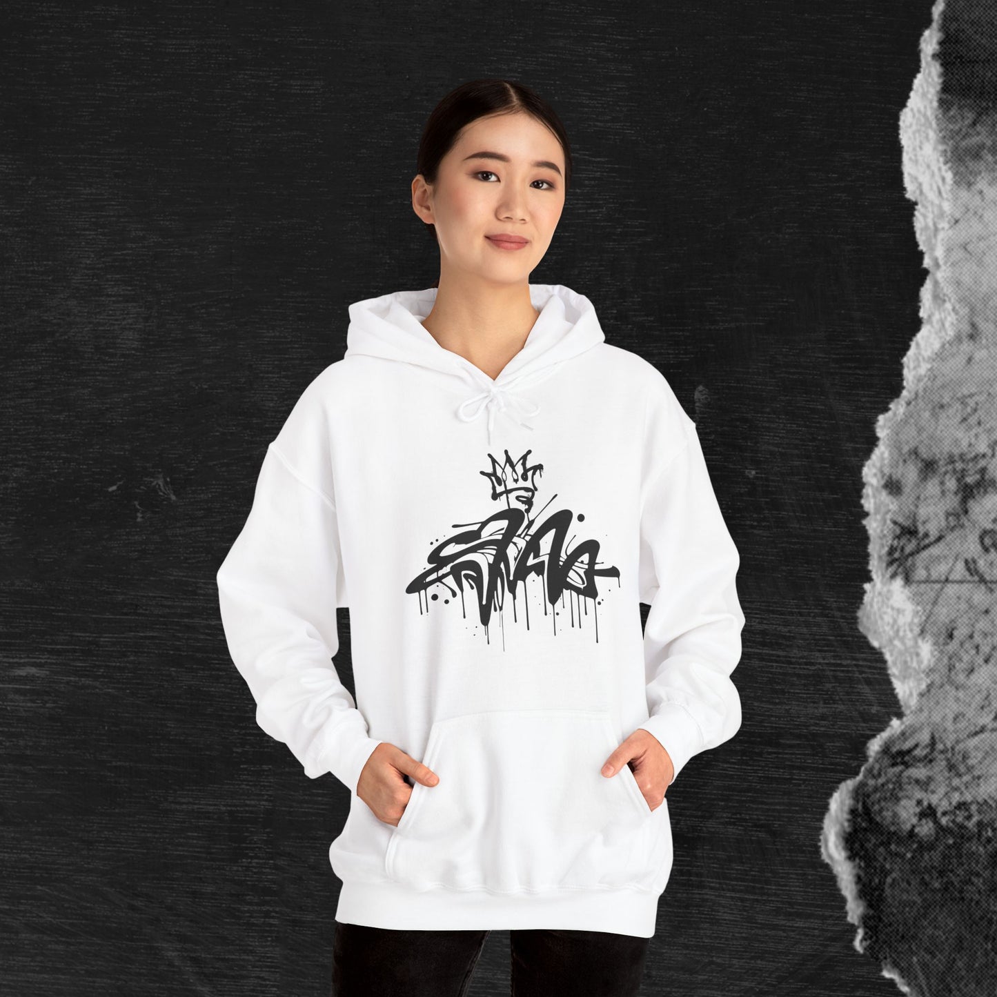 Graffiti Hoodie - Street Art Unisex Sweatshirt