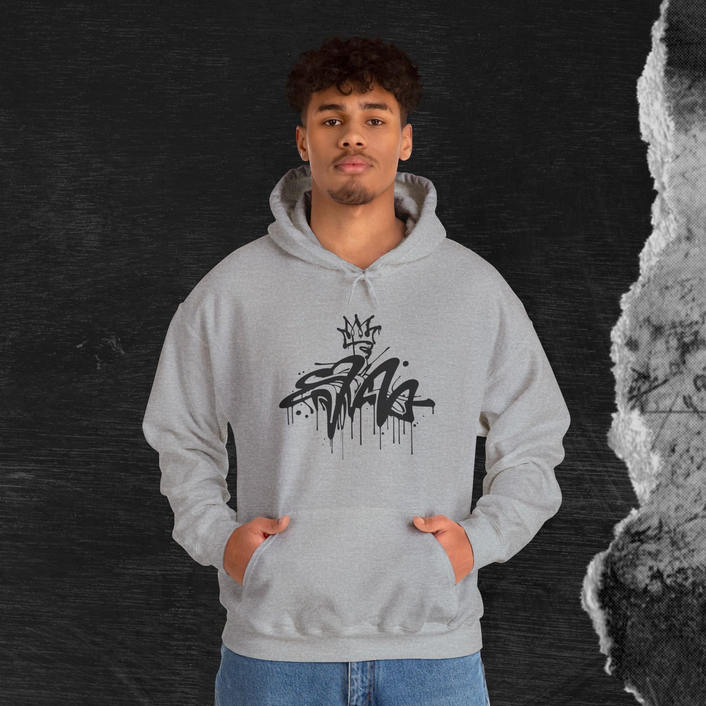 Graffiti Hoodie - Street Art Unisex Sweatshirt