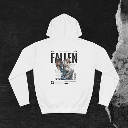 Fallen Angel College Hoodie - Vintage Art Design