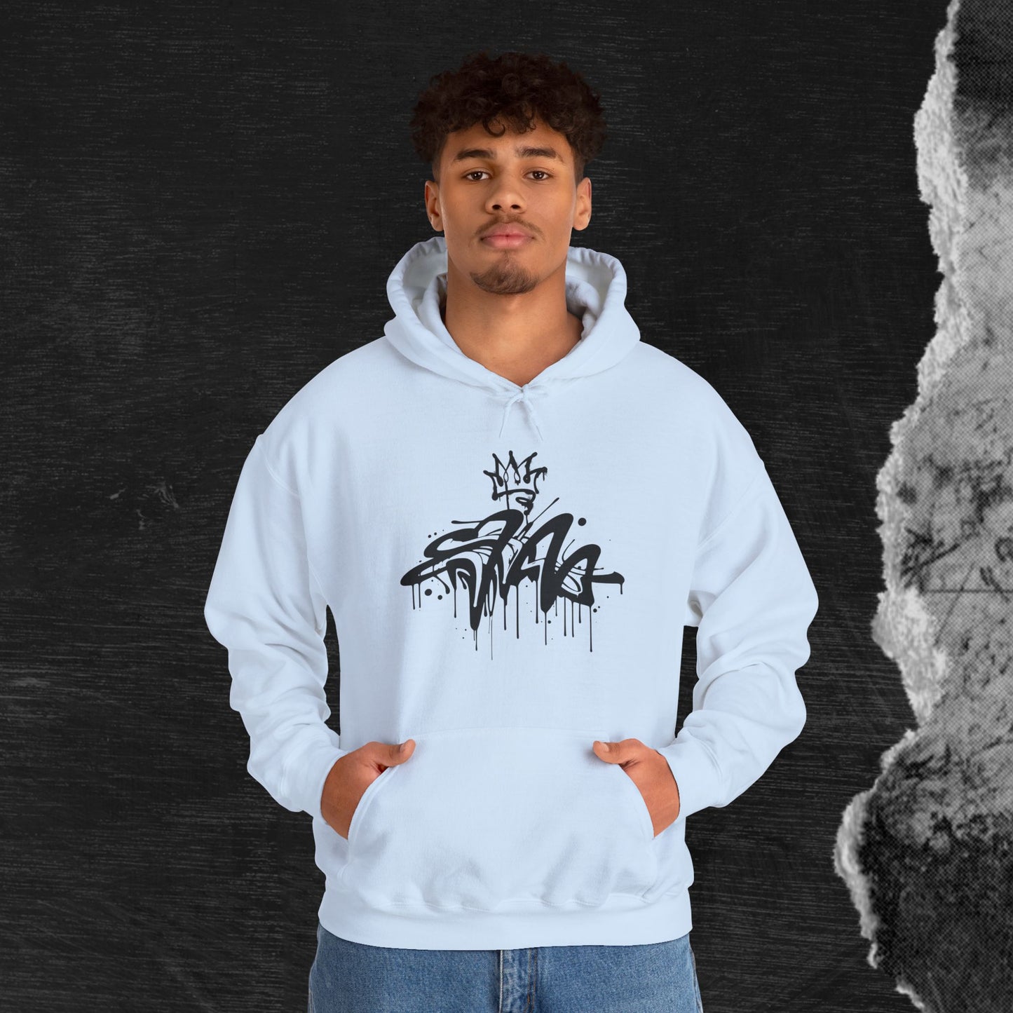 Graffiti Hoodie - Street Art Unisex Sweatshirt