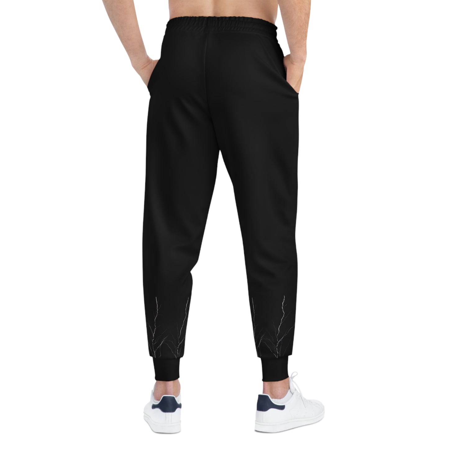 Lightning Bolt Athletic Joggers - Stylish Performance Wear for Active Lifestyle