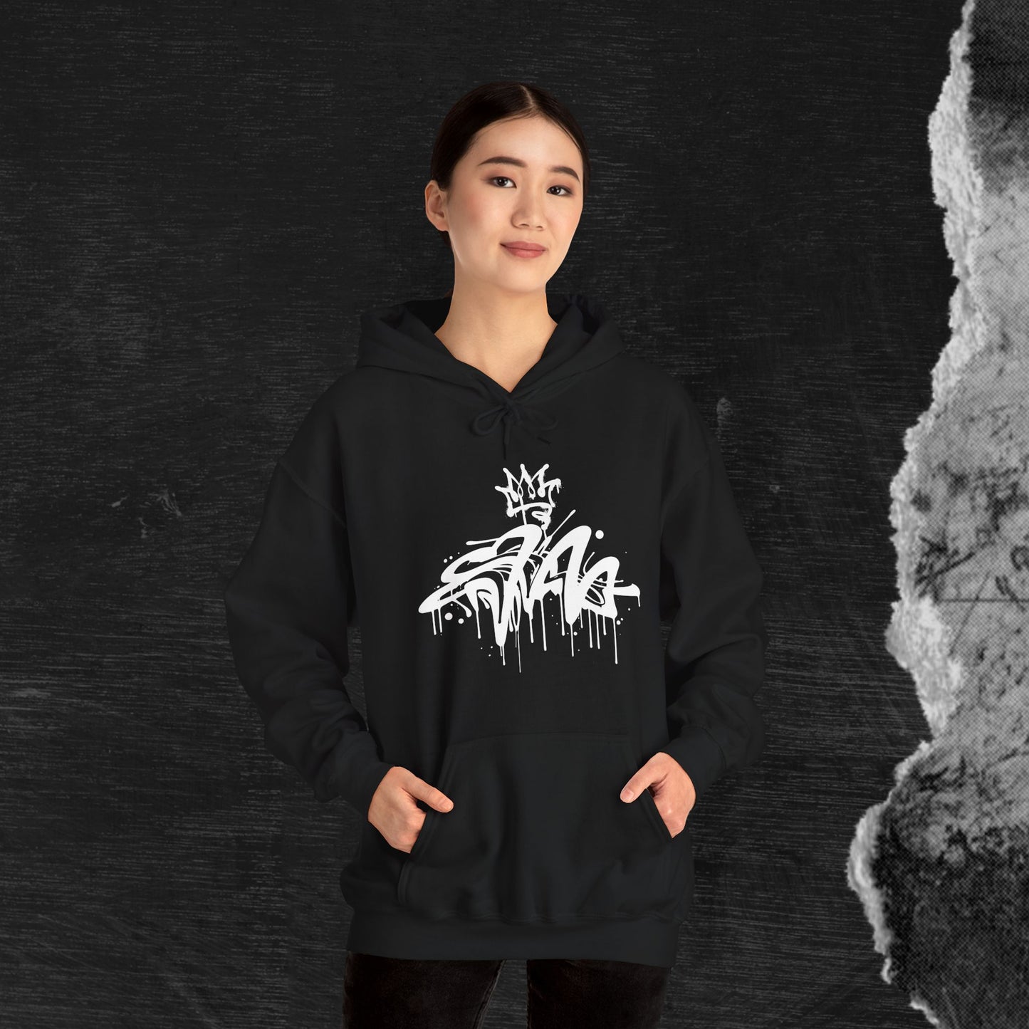 Graffiti Hoodie - Street Art Unisex Sweatshirt