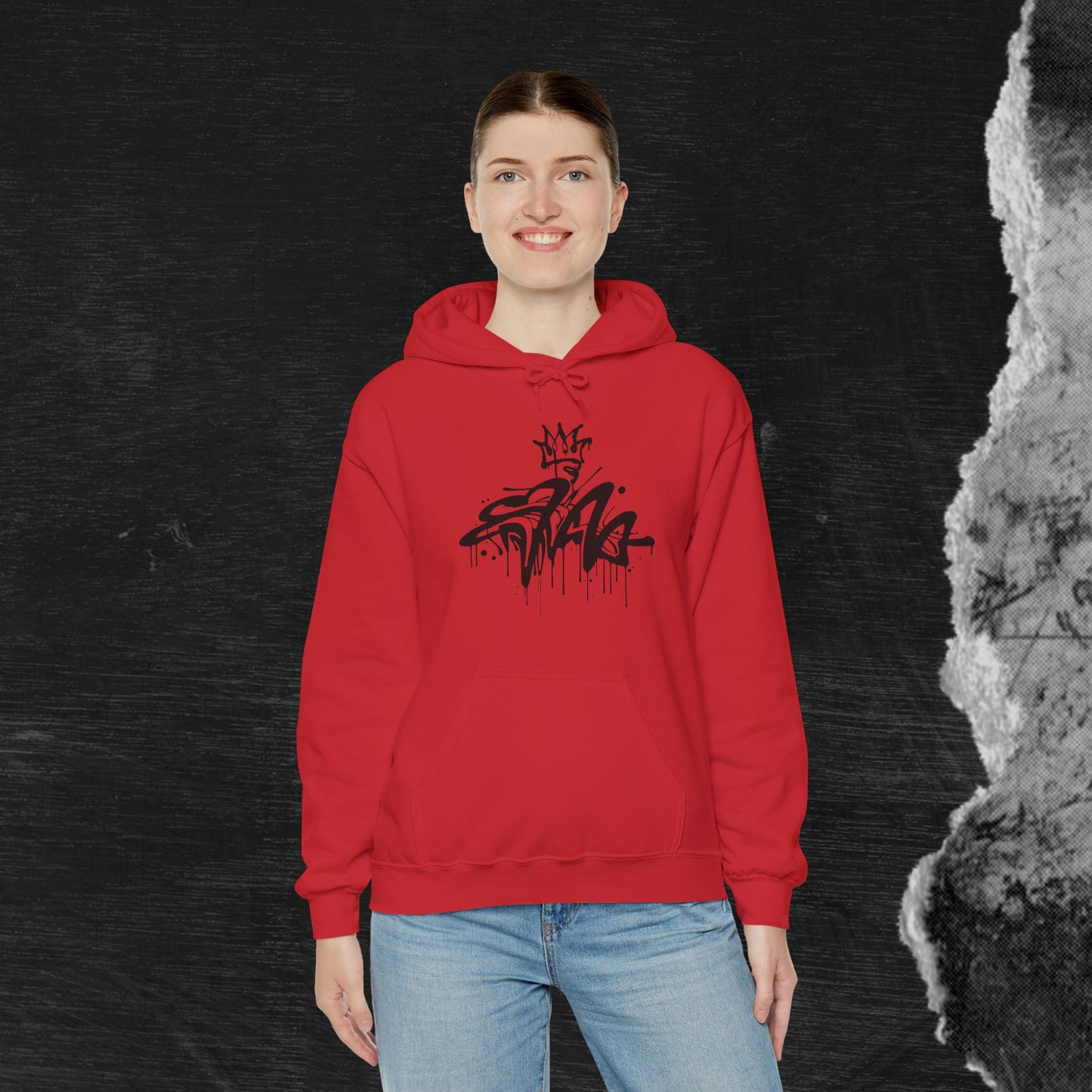 Graffiti Hoodie - Street Art Unisex Sweatshirt