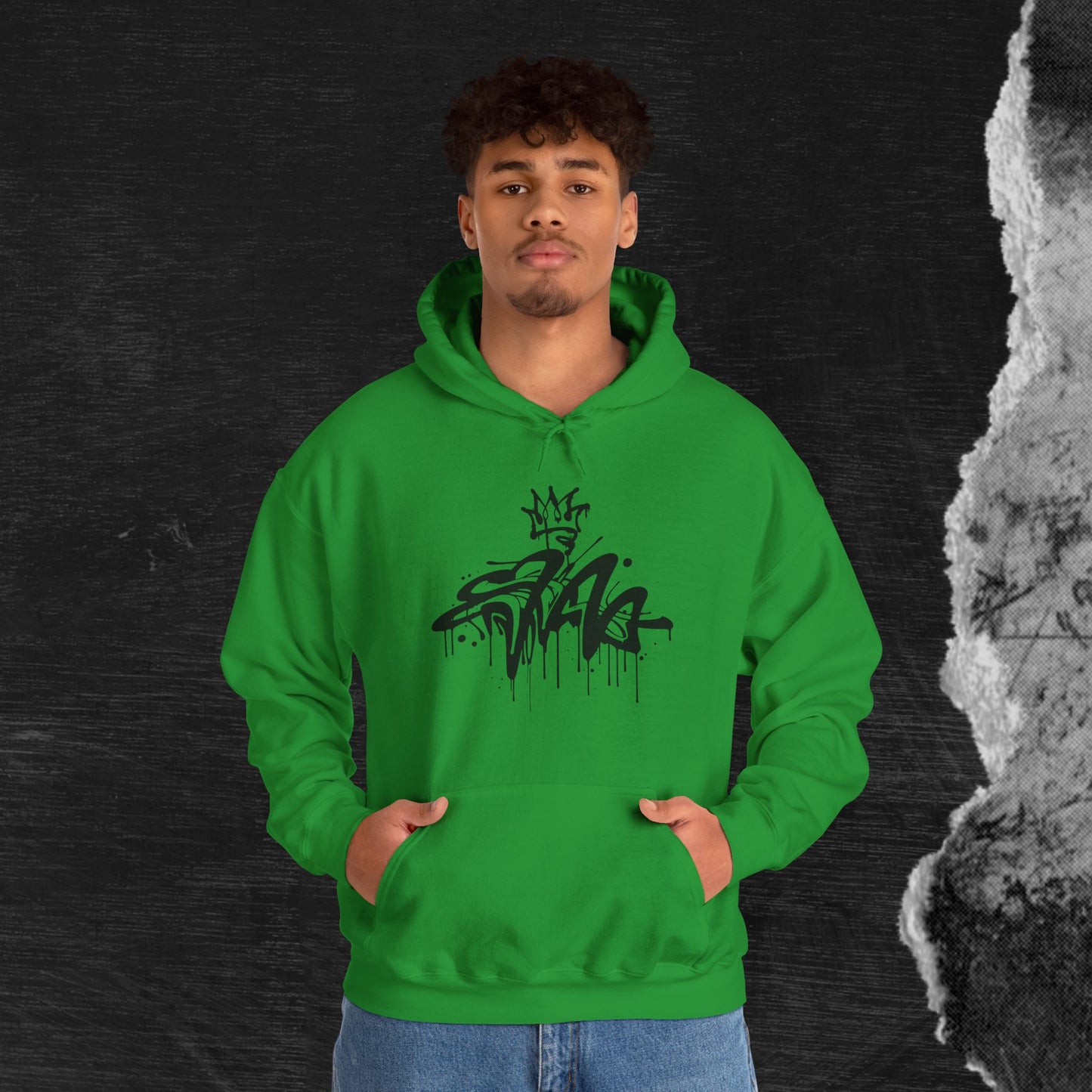 Graffiti Hoodie - Street Art Unisex Sweatshirt