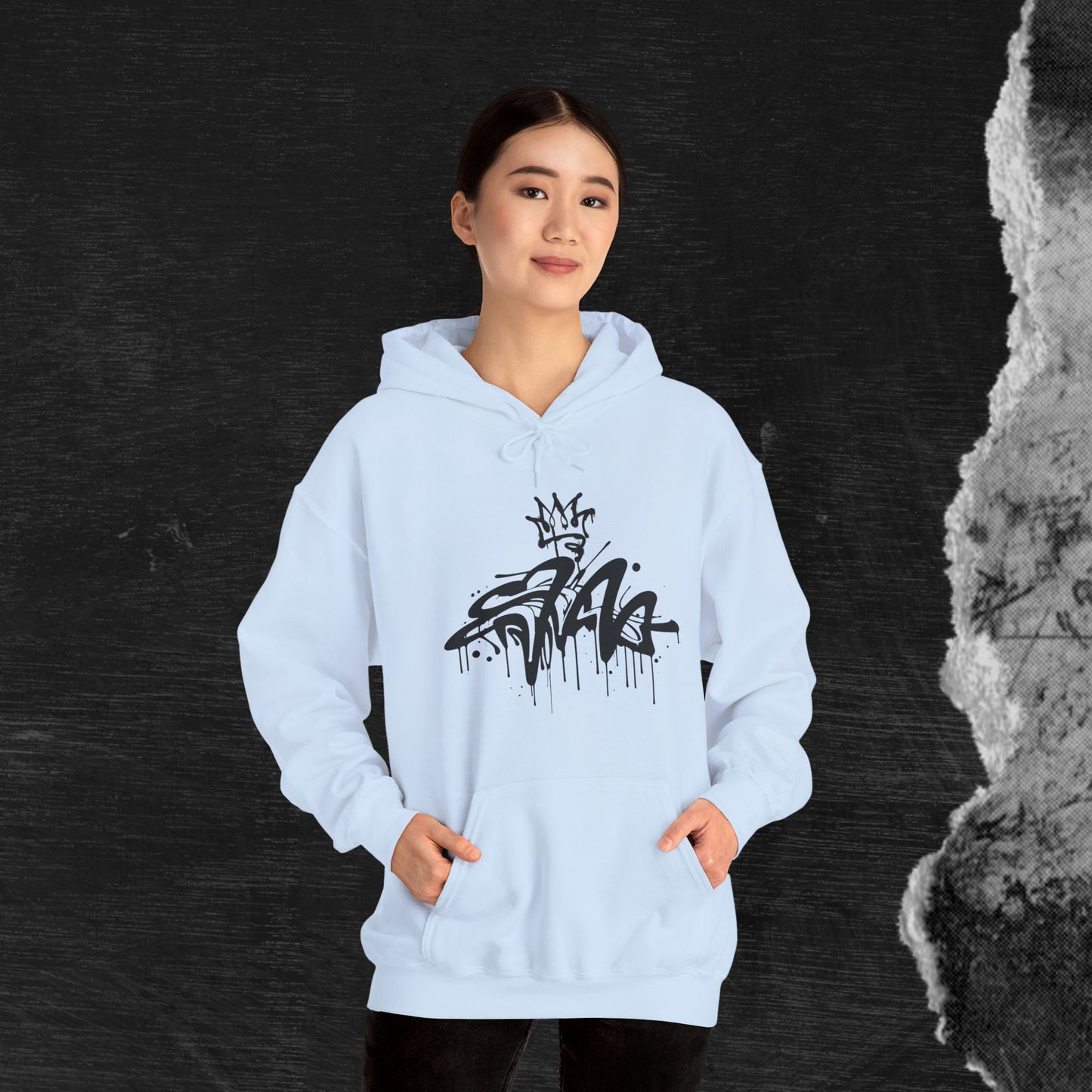 Graffiti Hoodie - Street Art Unisex Sweatshirt