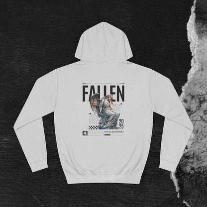Fallen Angel College Hoodie - Vintage Art Design