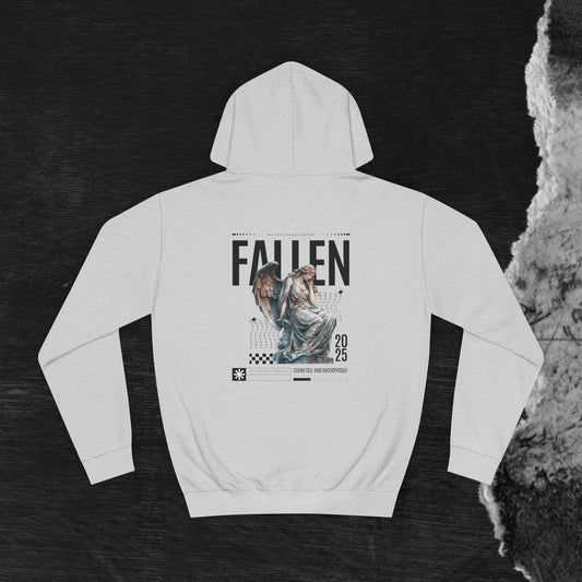 Fallen Angel College Hoodie - Vintage Art Design