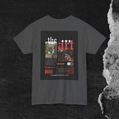 Artistic Unisex Heavy Cotton Tee - Pigeon & The Art Design 2025