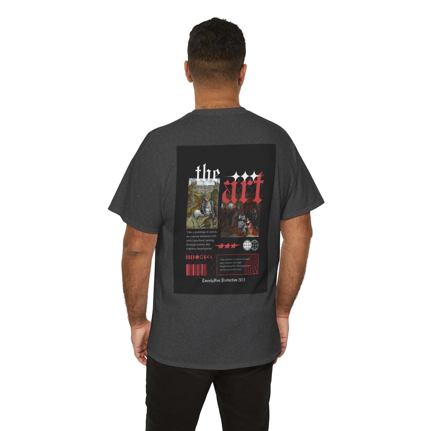 Artistic Unisex Heavy Cotton Tee - Pigeon & The Art Design 2025