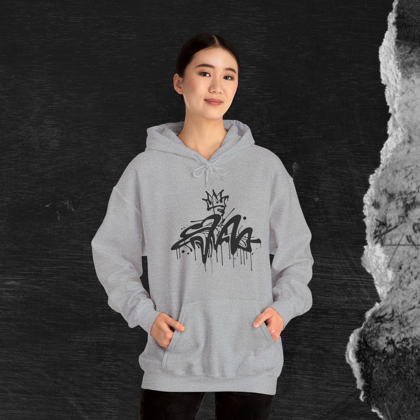 Graffiti Hoodie - Street Art Unisex Sweatshirt
