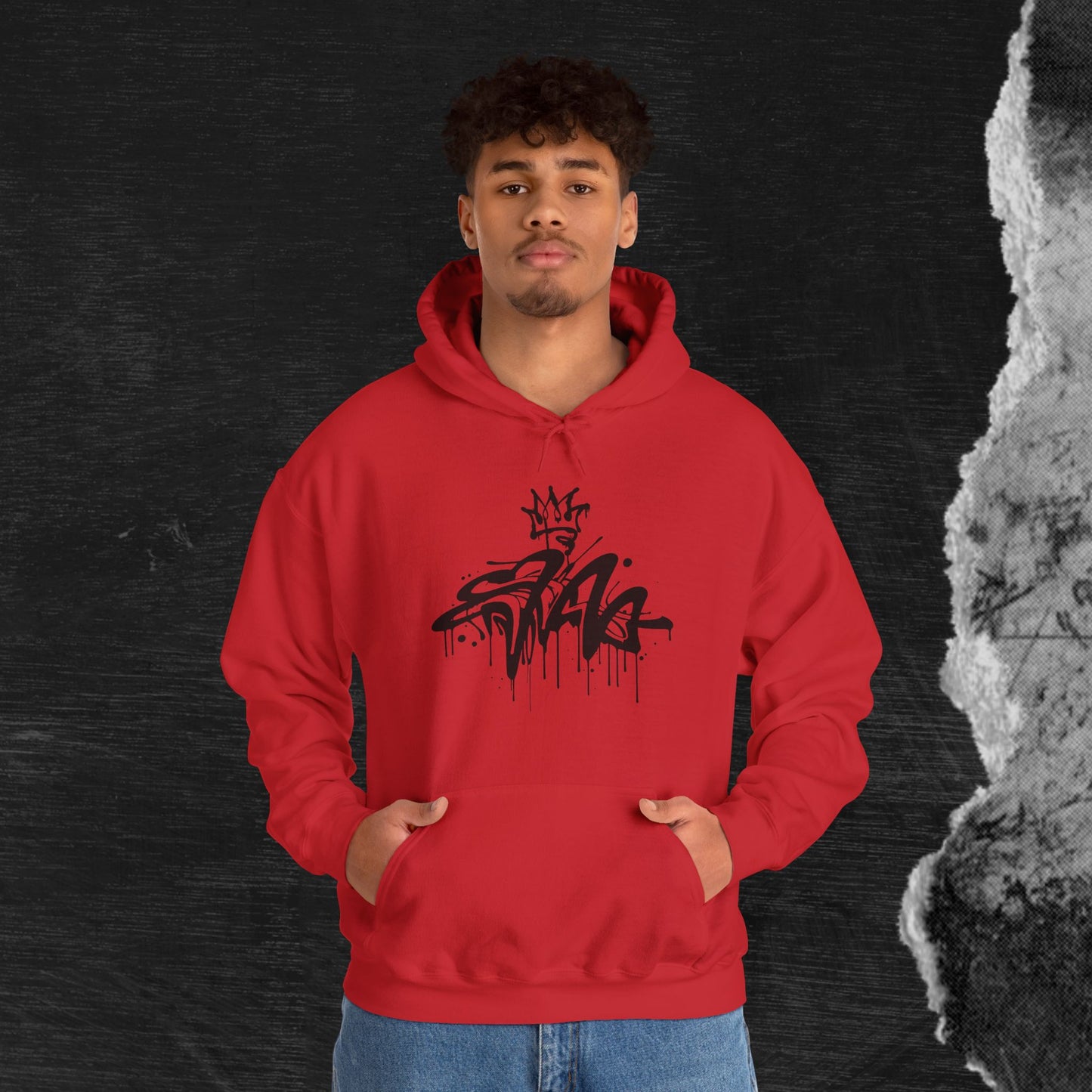 Graffiti Hoodie - Street Art Unisex Sweatshirt