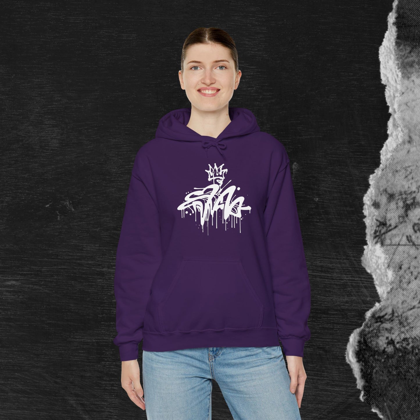 Graffiti Hoodie - Street Art Unisex Sweatshirt