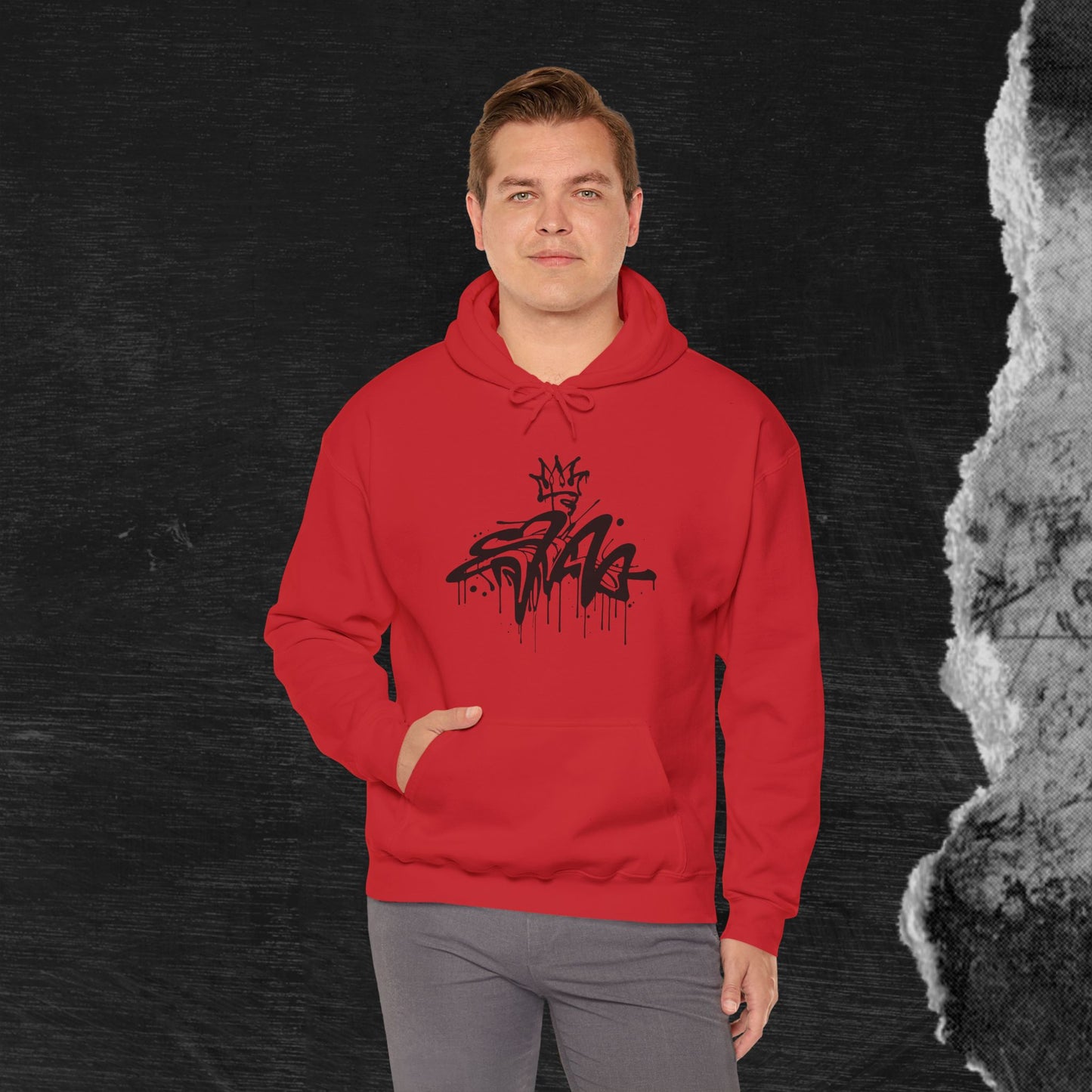 Graffiti Hoodie - Street Art Unisex Sweatshirt
